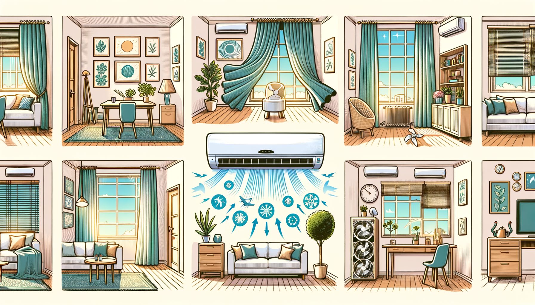 Smart Interior Design Hacks to Boost Your AC's Cooling Power